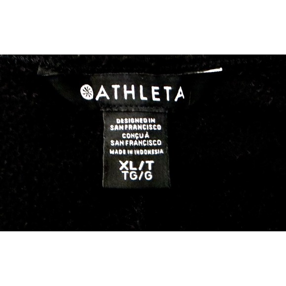 ATHLETA Coaster Luxe Recover Sweatshirt Black SZ XL - Picture 13 of 14